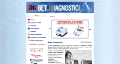 Desktop Screenshot of betadiagnostici.it