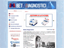 Tablet Screenshot of betadiagnostici.it